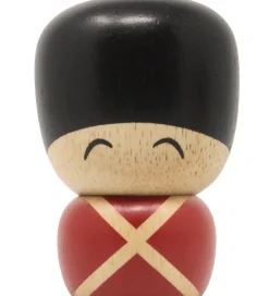 FableWood Pyntefigurer*Garder - Christian - 6 cm - Natur/Rød/Sort
