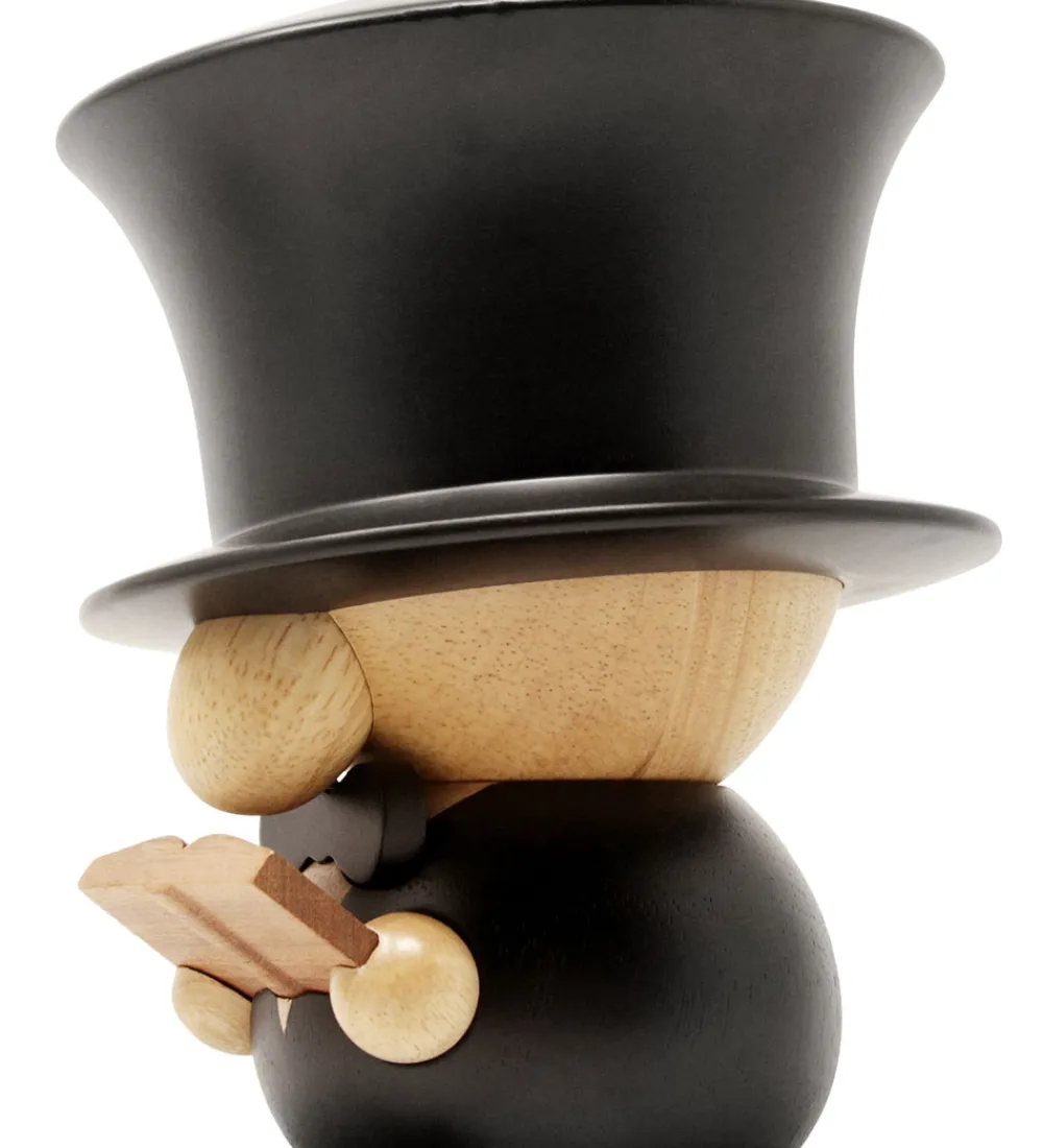 FableWood Pyntefigurer*H.C. Andersen - 17 cm - Natur/Sort
