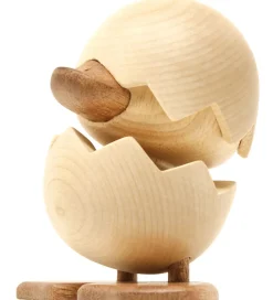 FableWood Pyntefigurer*H.C. Andersen - Den Grimme Ælling - 8 cm - Natur