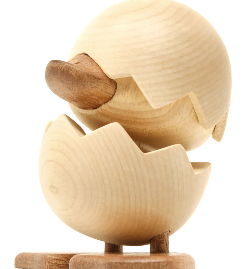 FableWood Pyntefigurer*H.C. Andersen - Den Grimme Ælling - 8 cm - Natur
