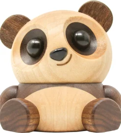 FableWood Pyntefigurer*Panda - Pom Pom - 6 cm - Natur