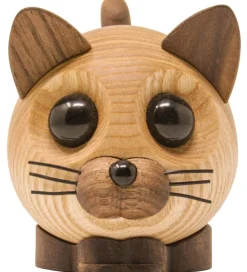 FableWood Pyntefigurer*Pick-Me-Up Kat - Felix - 9 cm - Natur