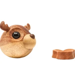 FableWood Pyntefigurer*Pick-Me-Up Rensdyr - Rolf - 9 cm - Natur