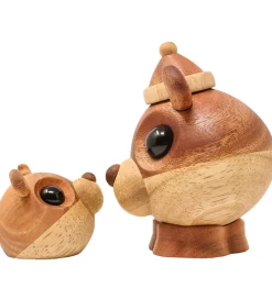 FableWood Pyntefigurer*Pick-Me-Up Rensdyr - Kaj - 4 cm - Natur