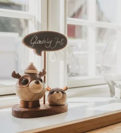 FableWood Pyntefigurer*Pick-Me-Up Rensdyr - Kaj - 4 cm - Natur