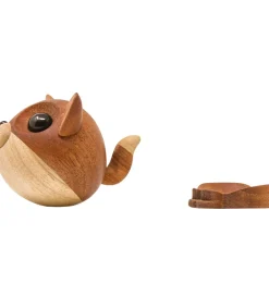 FableWood Pyntefigurer*Pick-Me-Up Ræv - Mikkel - 9 cm - Natur