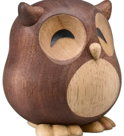 Dekoration-FableWood Stor Ugle - Villum - 8 cm - Natur