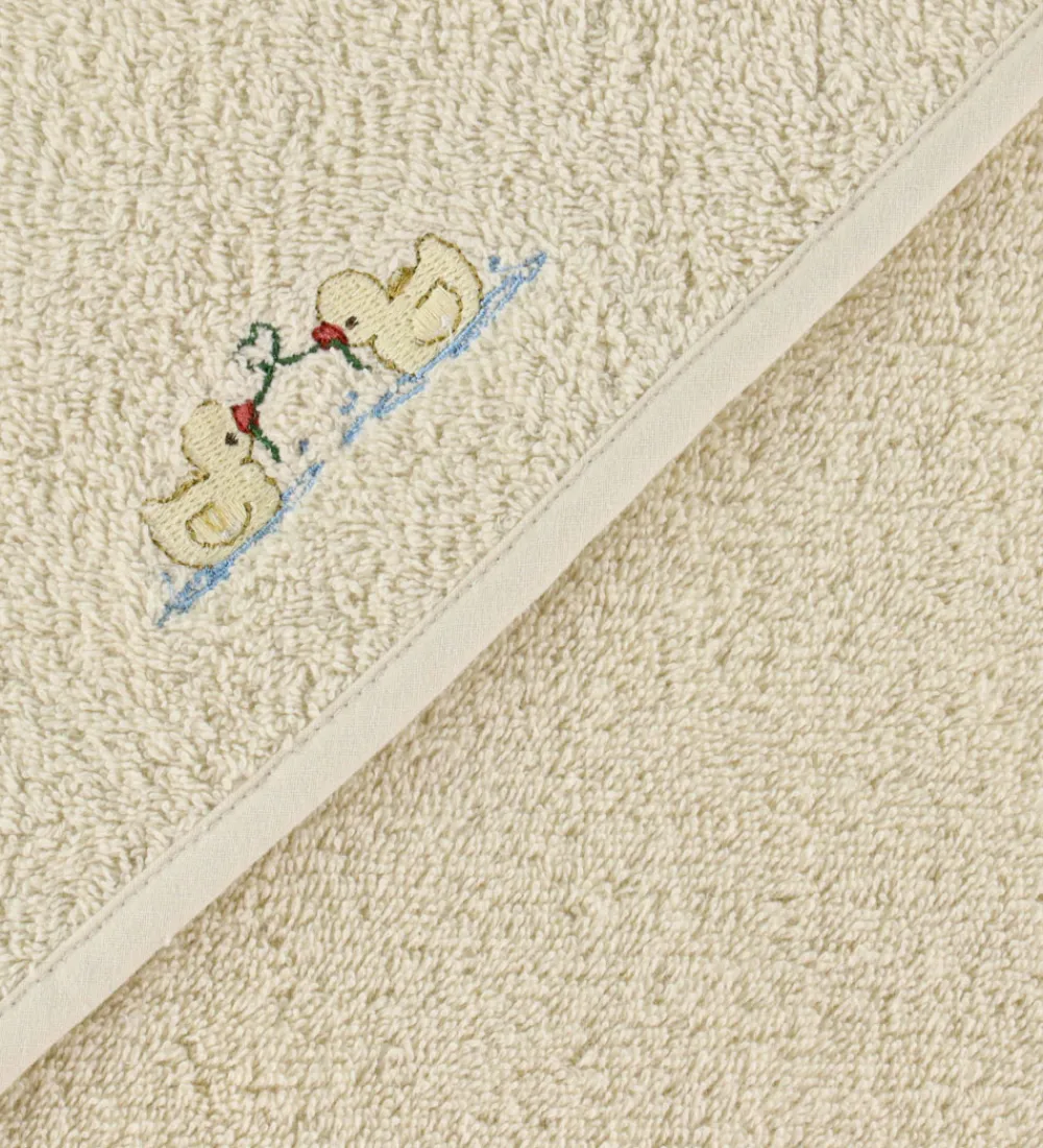 Håndklæder|Håndklæder-Fanga Fontana Babyhåndklæde - Figo - 75x75 cm - Antique White