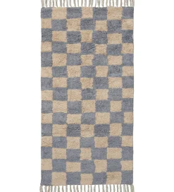 Ferm Living Tæpper|Børneværelset*Gulvtæppe - Mara - 80x150 cm - Mist Blue/Warm Sand
