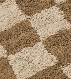 Tæpper|Gulvtæpper-Ferm Living Gulvtæppe - Mara - 80x150 cm - Tan/Warm Sand