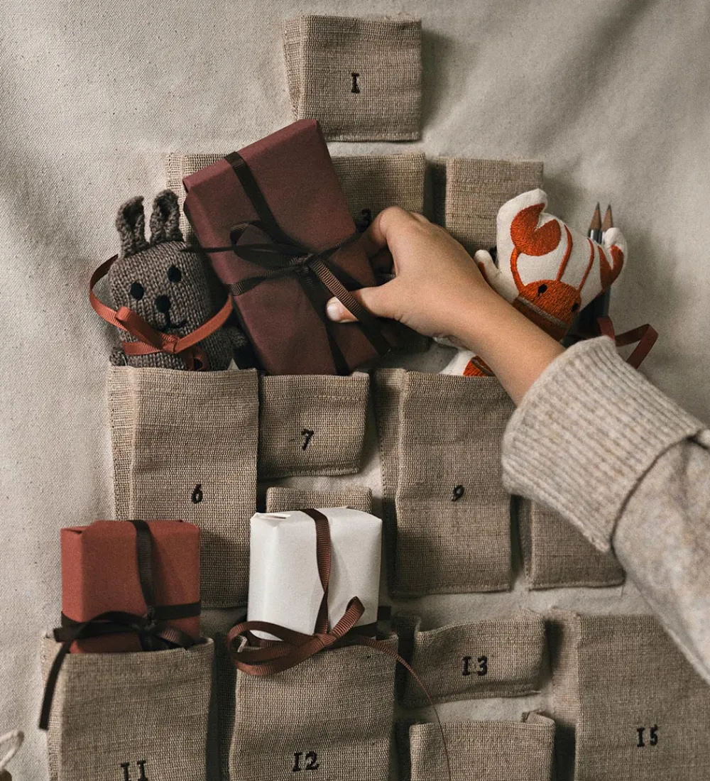 Ferm Living Julekalender*Julekalender - Pine - Maxi - Natural