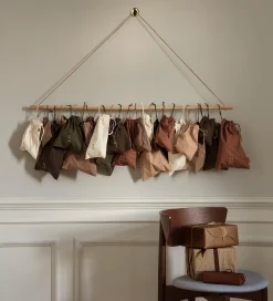 Ferm Living Julekalender*Julekalender - 24 bags - 100 cm - Multi