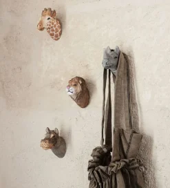 Ferm Living Knager*Knage - Håndskåret Træ - 9,5x9,5x5 cm - Elefant