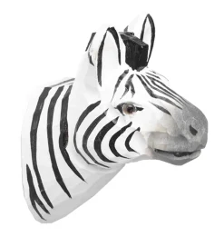 Ferm Living Knager*Knage - 9,5x9,5x5 cm - Håndskåret Træ - Zebra