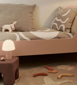 Lamper-Ferm Living Lampe - Bærbar - Rosa/Hvid