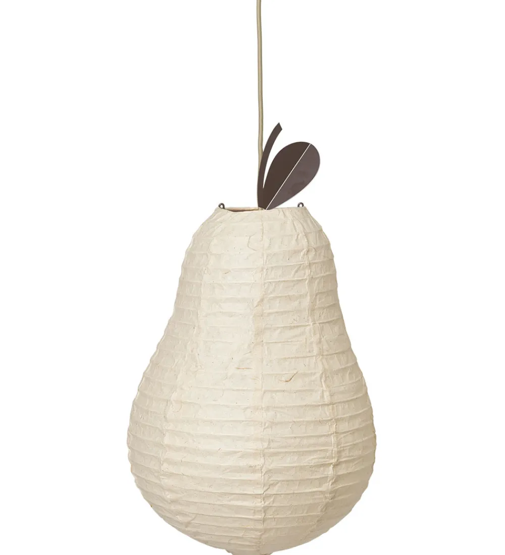 Loftslamper|Lamper-Ferm Living Lampeskærm - Pear - 37x62,7 cm - Natural