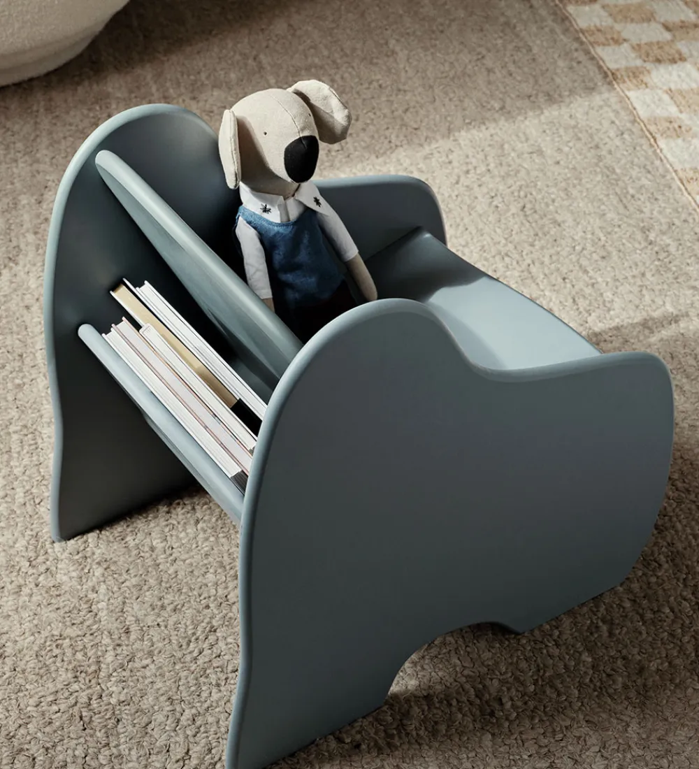 Ferm Living Stole*Lounge Stol - Slope - 44x59x55 cm - Storm
