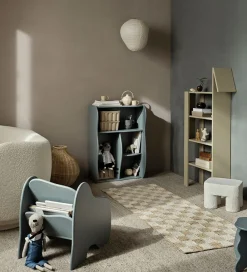 Ferm Living Stole*Lounge Stol - Slope - 44x59x55 cm - Storm