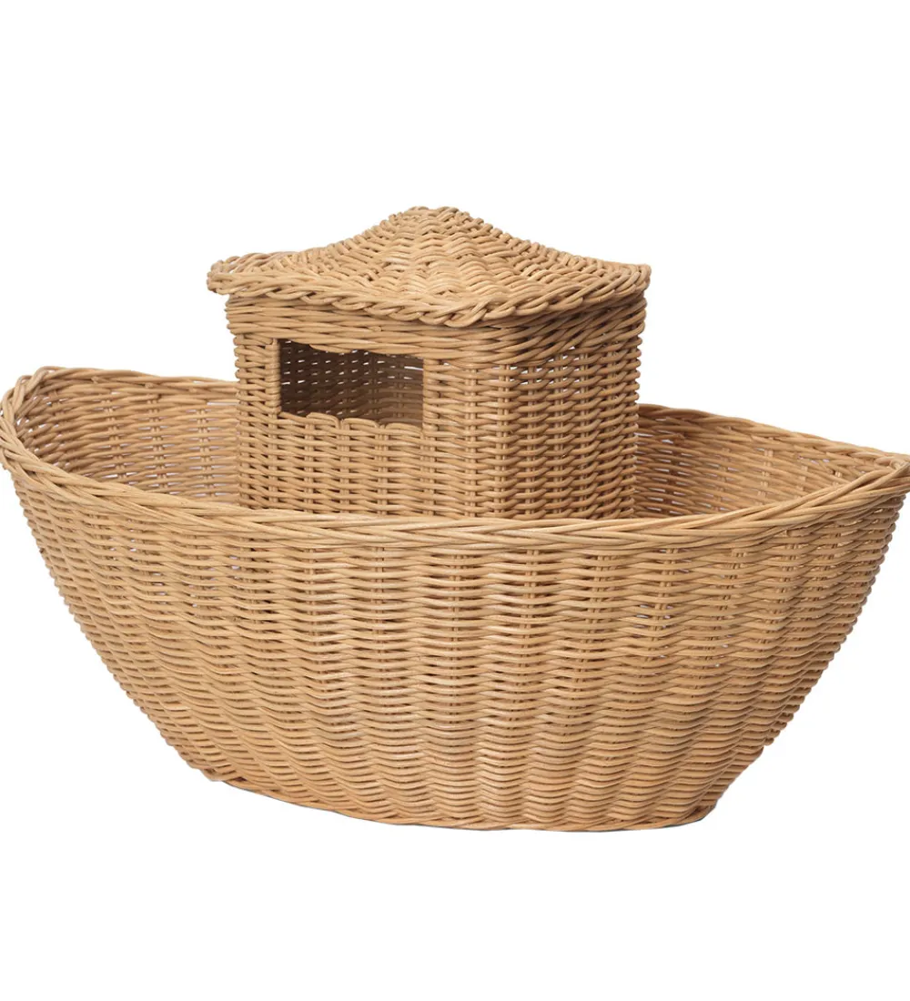 Ferm Living Kurve*Opbevaringskurv - Braided Ark - 60x41x30 cm - Natura