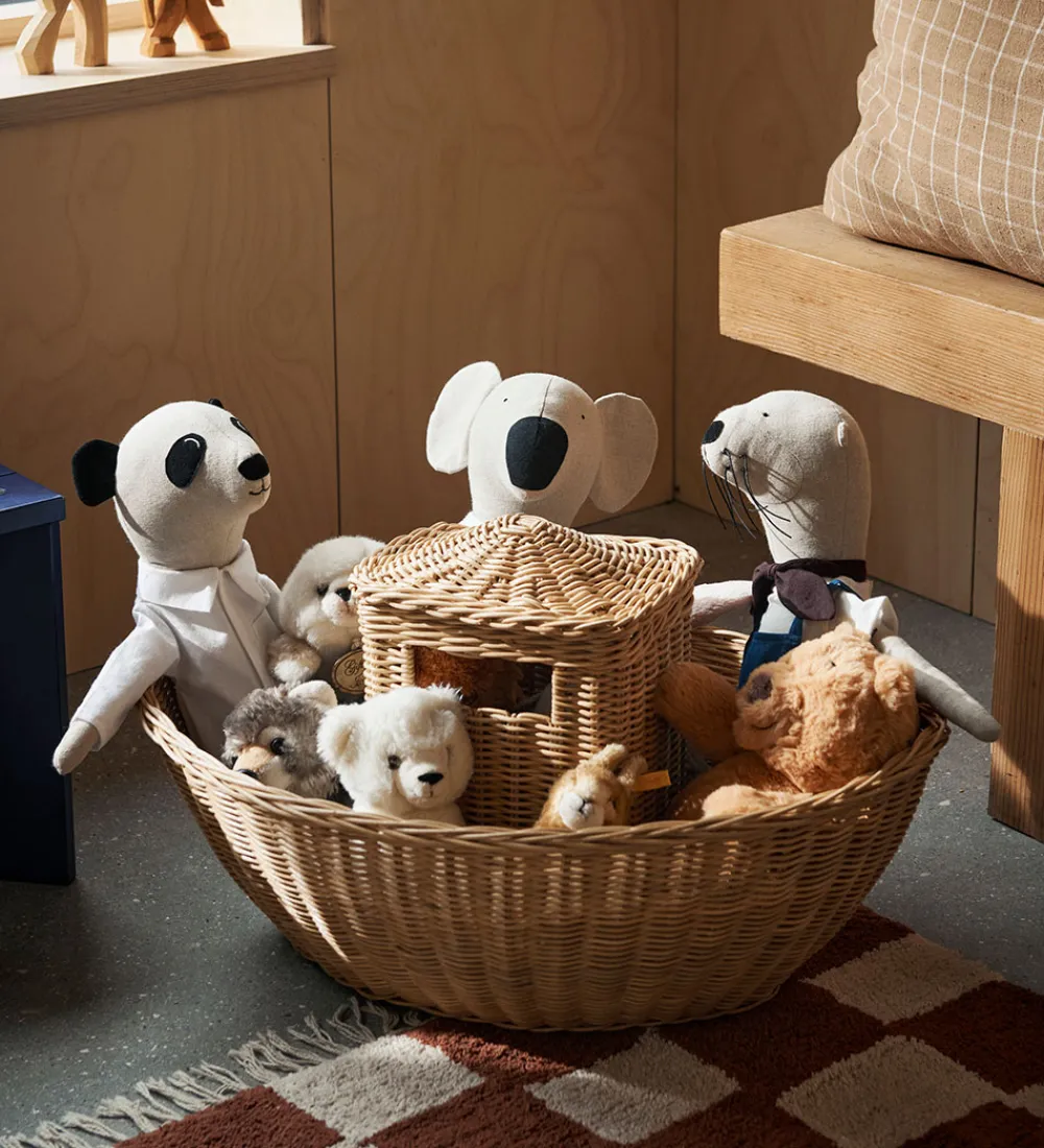 Ferm Living Kurve*Opbevaringskurv - Braided Ark - 60x41x30 cm - Natura