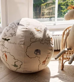 Ferm Living Puffer*Puf - Verden - Ø50 cm - Off White