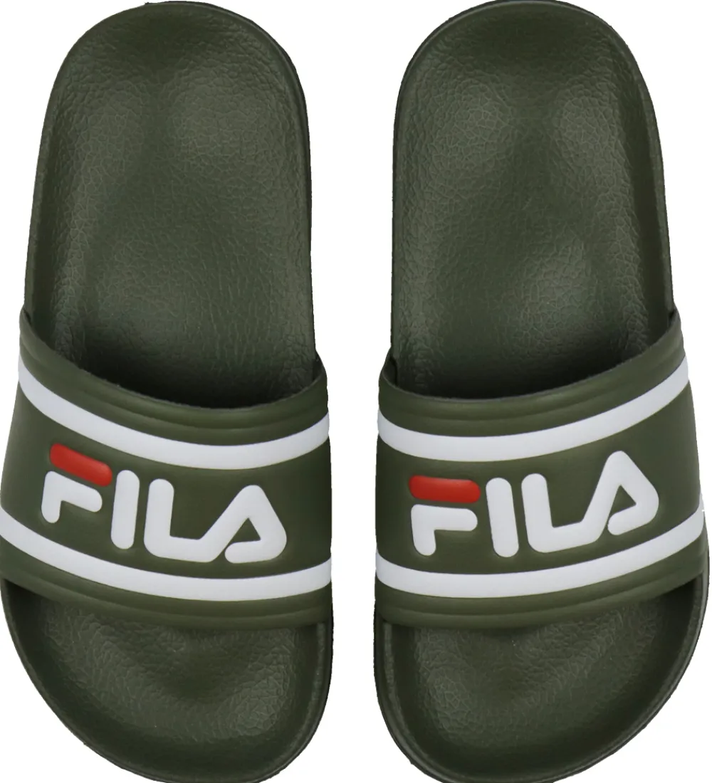 Fila Badesandaler*Badesandaler - Morro Bay Kids - Olive Night