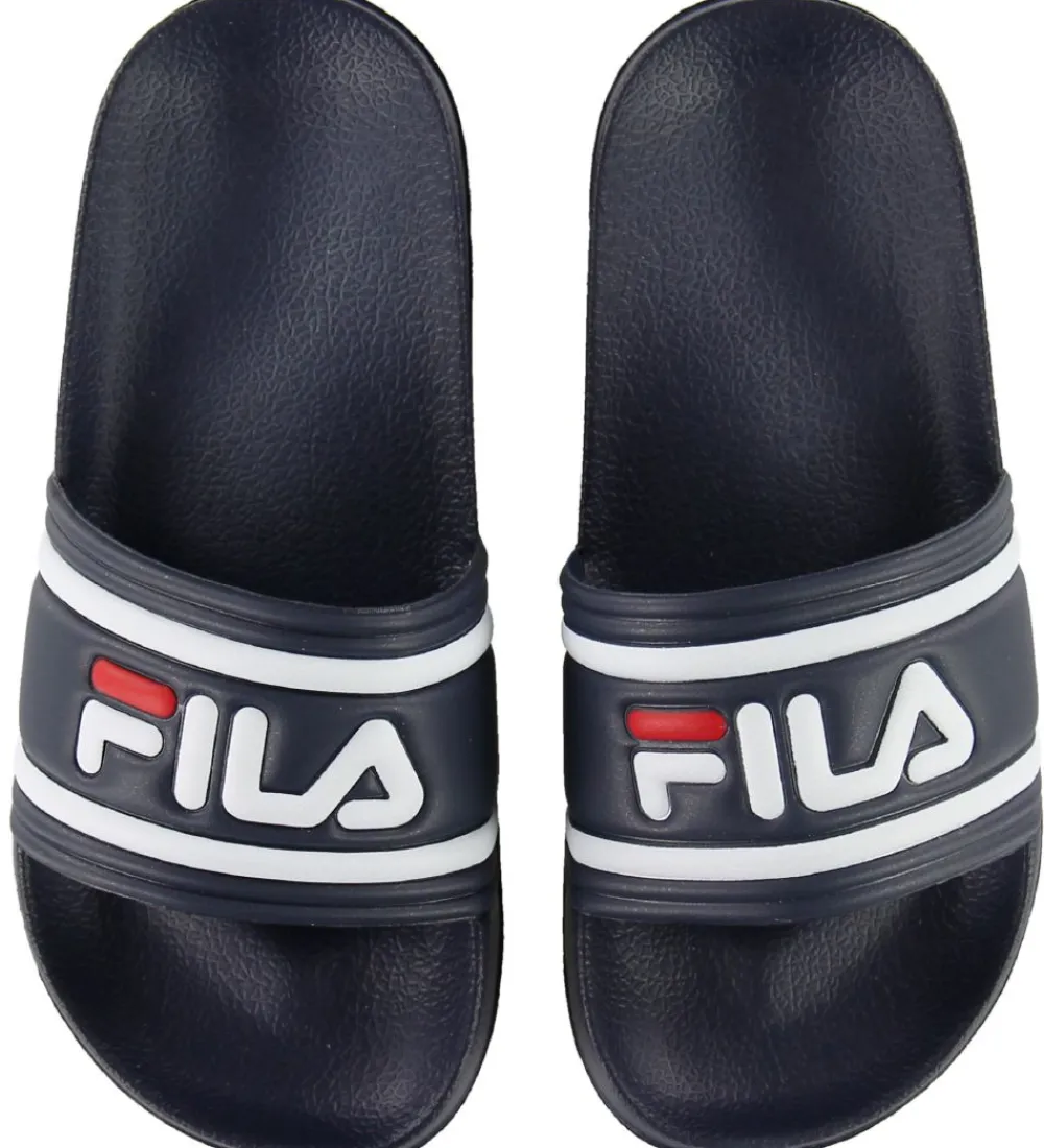 Badesandaler-Fila Badesandaler - Morrow Bay Slipper Jr - Dress Blue