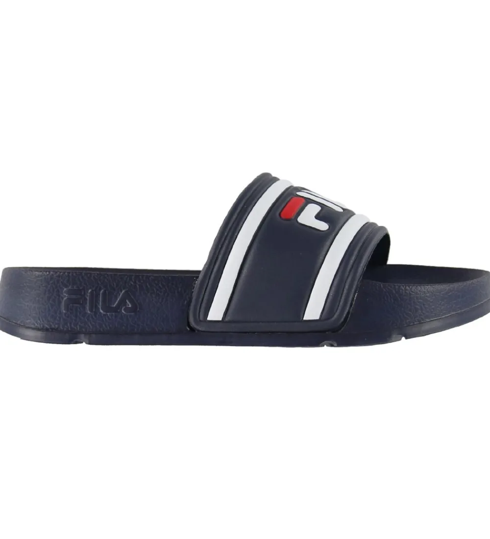 Badesandaler-Fila Badesandaler - Morrow Bay Slipper Jr - Dress Blue