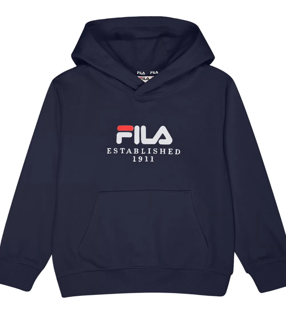 Fila Hættetrøjer*Hættetrøje - Benna - Black Iris m. Logo