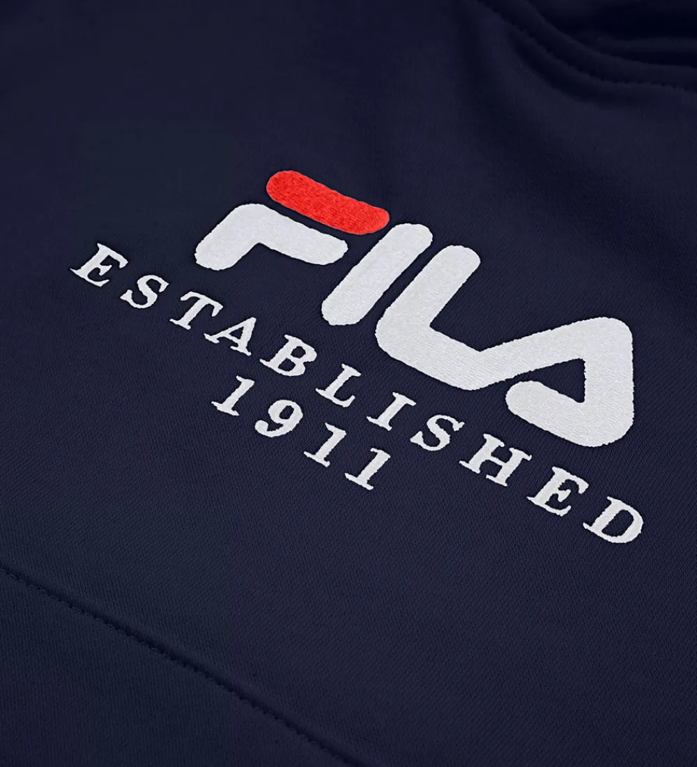 Fila Hættetrøjer*Hættetrøje - Benna - Black Iris m. Logo