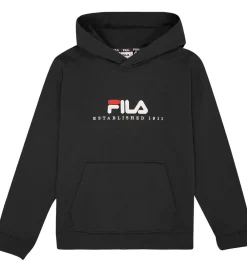 Hættetrøjer-Fila Hættetrøje - Carisio - Sort m. Logo