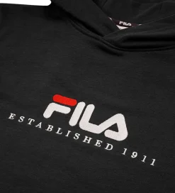Hættetrøjer-Fila Hættetrøje - Carisio - Sort m. Logo