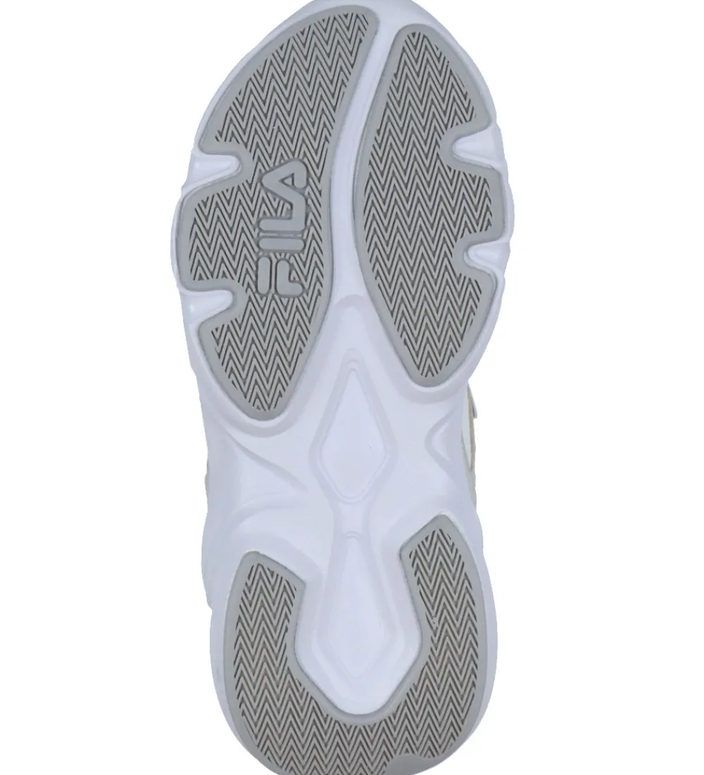 Fila Børnesko Og Babysko*Sko - Collene Logo - Hvid/Silver/Blue Haze