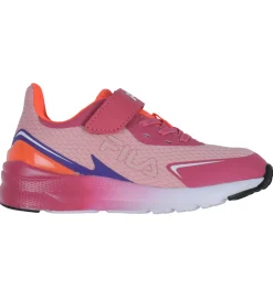 Børnesko Og Babysko-Fila Sko - Crusher V - Fuchsia Rose/Fiery Coral