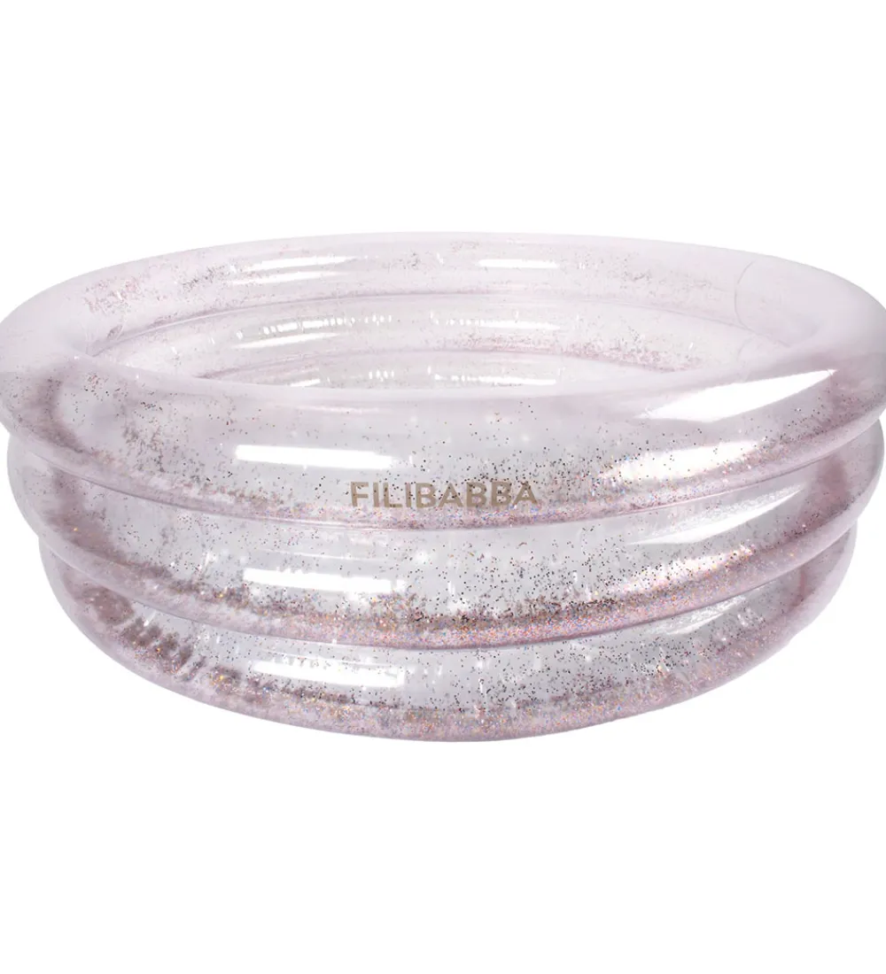 Filibabba Badebassin*Badebassin - Alfie - 80 cm - Regnbuefarvet Konfetti