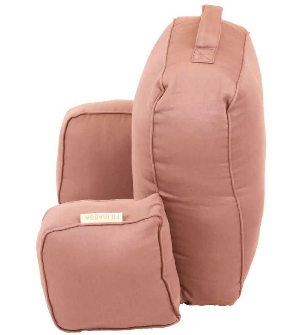 Barnevognspude-Filibabba Barnevognspude - Gry - Blush