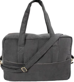 Pusletasker-Filibabba Mommy Bag - Fløjl - Stone Grey