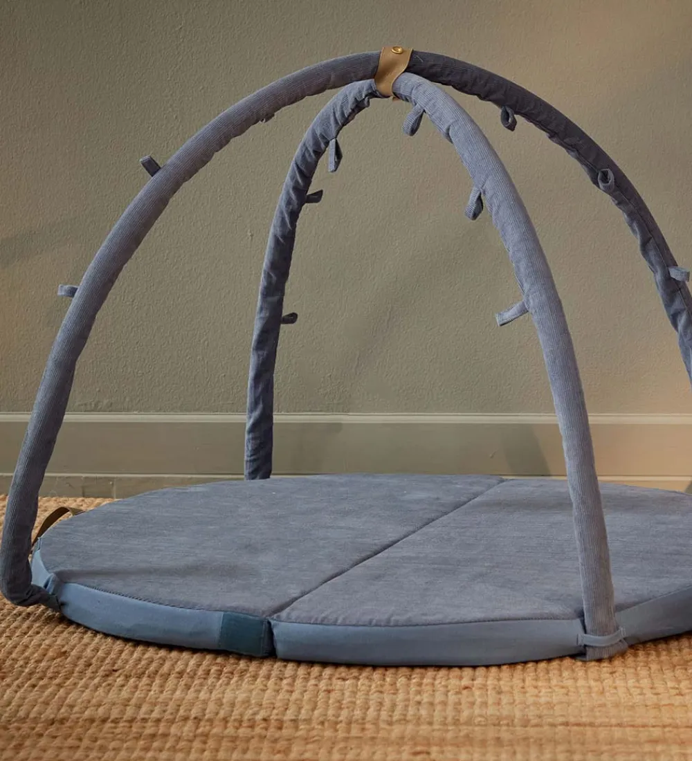 Filibabba Aktivitetsstativer|Madrasser*Multimadras - Loui - Ø90 cm - Warm Blue