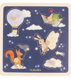 Filibabba Puslespil*Sansepuslespil I Træ - Little Adventurers