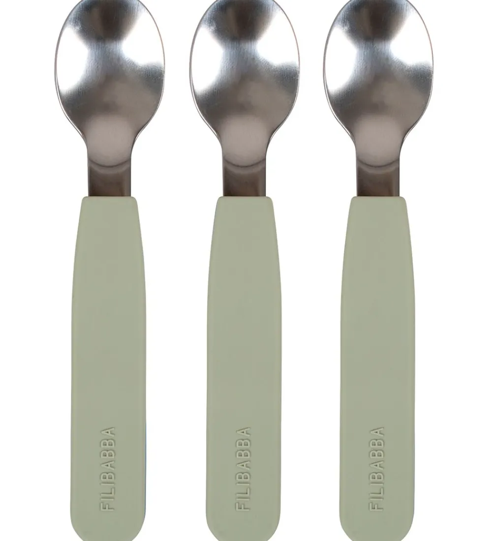 Babyskeer-Filibabba Silikone Skeer - 3-Pak - Green