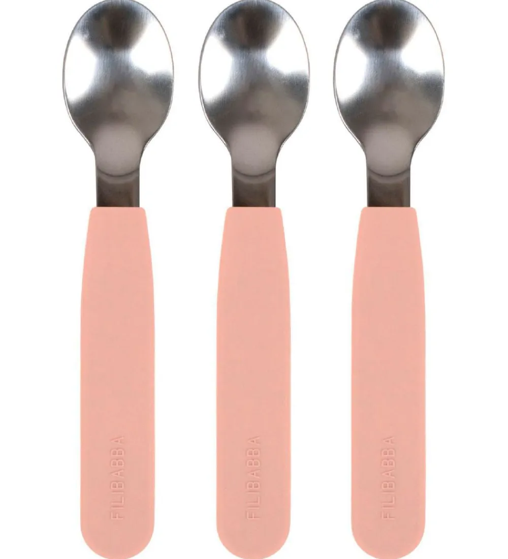 Babyskeer-Filibabba Skeer - 3-pak - Silikone - Peach