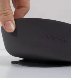 Filibabba Skåle*Skål - 2-pak - Silikone - Stone Grey