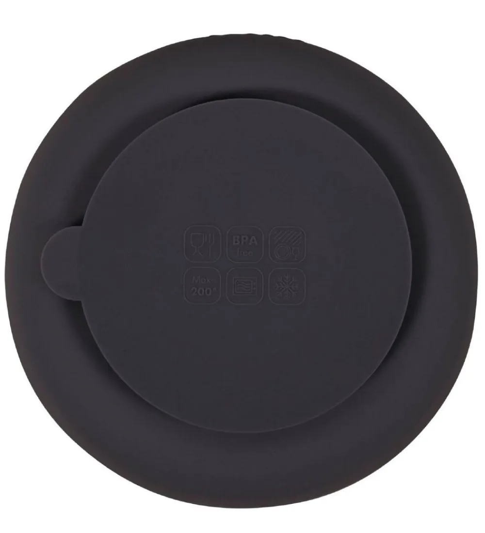 Filibabba Skåle*Skål - 2-pak - Silikone - Stone Grey