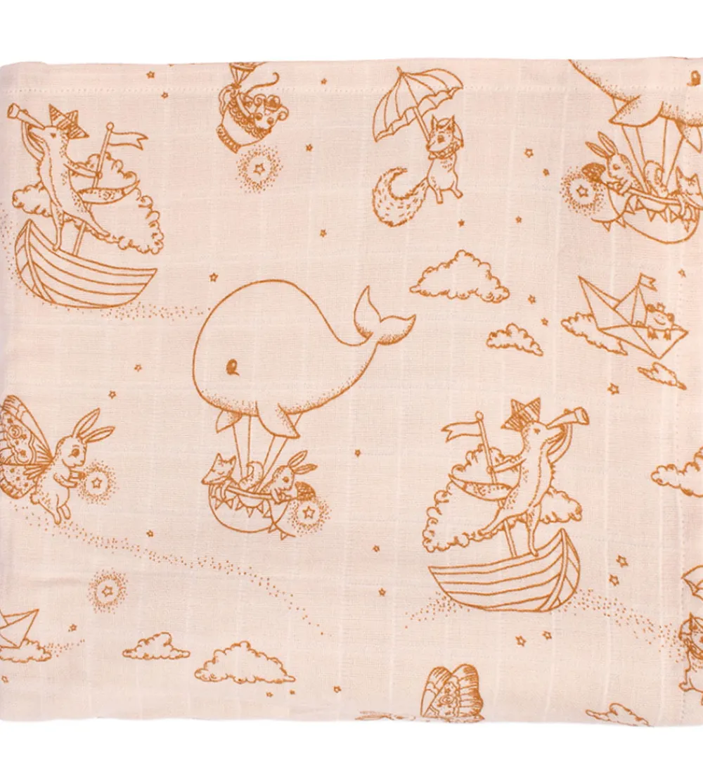 Stofbleer|Pusletid-Filibabba Stofble - Musselin - 65x65 cm - Dreamy Adventurers