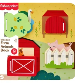Fisher-Price Aktivitetslegetøj*Fisher Price Aktivitetsplade - Træ - Gårdsdyr