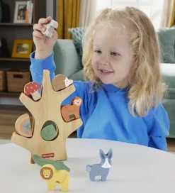 Fisher-Price Trælegetøj|Tumlemøbler*Balancetræ - 10 Dele - Træ