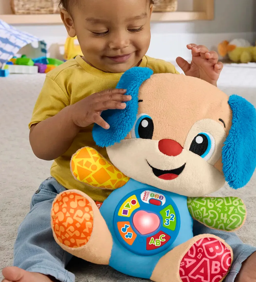 Fisher-Price Aktivitetslegetøj*Bamse m. Lyd - 28 cm - Laugh & Learn Smart Stages P