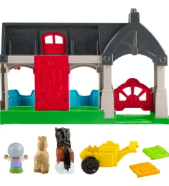 Stablelegetøj|Babylegetøj-Fisher-Price Legetøj - Little People - Friendly Horse Stable