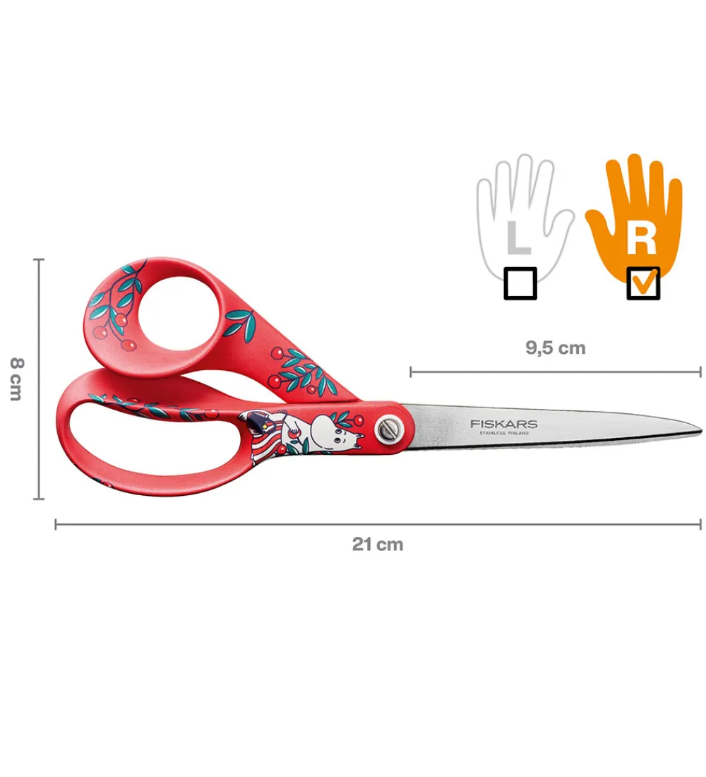 Fiskars Skriveredskaber|Skole*Moomin Saks - Universal - 21 cm - Mumimor