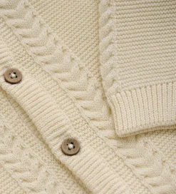 Fixoni Striktrøjer*Cardigan - Strik - Eggnog
